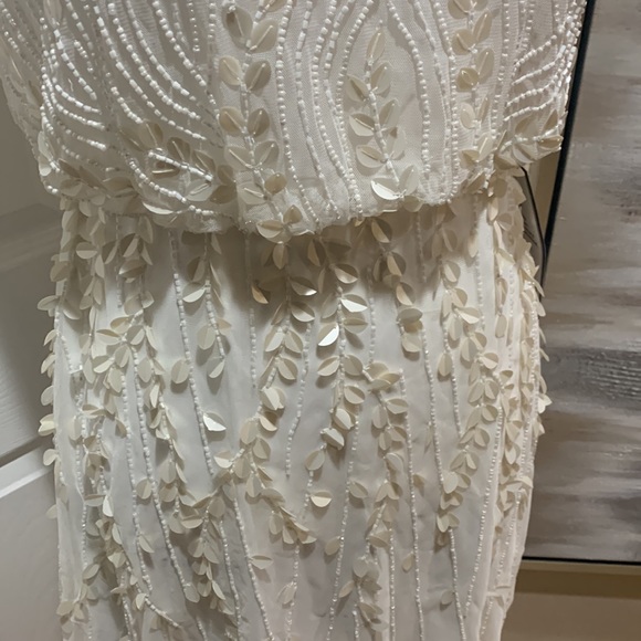 Halter Beaded Blouson Dress - Picture 4 of 13